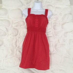 BCBG Red Ruffle Dress size XS